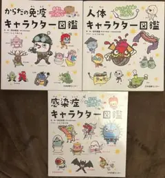 感染症キャラクター図鑑 他シリーズ3冊セット