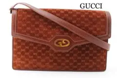 極美品 GUCCI グッチ オールドグッチ ショルダーバッグ GG スプリーム