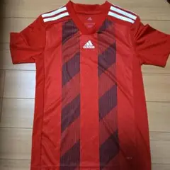 adidas スポーツシャツ レッド