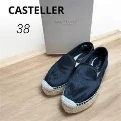 【美品】カステーラ CALF FLAT ESPA 38 エスパドリーユ