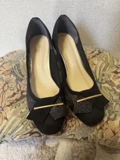 Jelly Beans ブラックパンプス 23.5