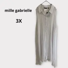 ✨新品未使用✨mille gabrielle ノースリーブチュニック 3X