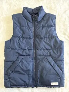 美品⭐︎GAP kidsネイビー ダウンベスト ジッパー付き