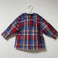 綿100% babyGAP ジャンパー　アウター　90cm チェック柄　長袖