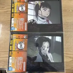 一番くじ　鬼滅の刃　ミニビジュアルポスター胡蝶しのぶ、栗花落カナヲ