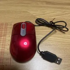 BUFFALO BSMOU06S レッドマウス USB接続