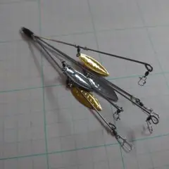 アラバマリグ 5本アーム ハンドメイド ステルス5 等 シルバーxゴールド