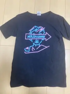 MR.CHILDREN ネオン風Tシャツ Ｍ　黒