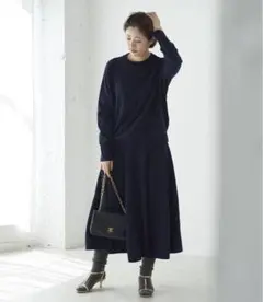 プラージュ❤︎ スーパーファインウールカシミ セットアップ