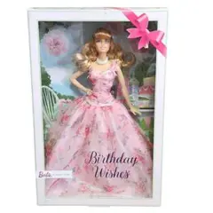 【美品】Birthday Wishes Barbie 2018年 マテル社 人形