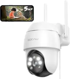 防犯 カメラ 防水 屋外 屋内対応 500万画素 スマホワイヤレス操作 人体検知