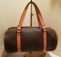 CELINE セリーヌ オールド マカダム ミニ ボストンバッグ ハンドバッグ