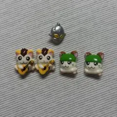とっとこハム太郎 かぶるくん トンガリくん ウルトラマン ボタンセット