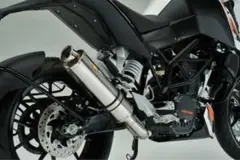 ストレイガ　チタンエキパイ　KTM duke200 200デューク用　限定大特価 KTM NGC JAPAN ジャパン DUKE 200 ストレイガ リトミックチタン