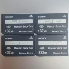 SONY PSP MEMORY STICK DUO 32MB 4枚セット