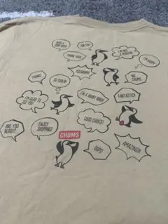 チャムス　ランダム　ブービーバード　バックプリントTシャツ
