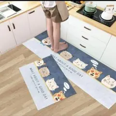 ☆キッチンマット☆デザイン5種☆玄関マット☆模様替え☆バスマット☆キッチン☆