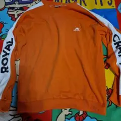 ROYAL CRAFT オレンジ 長袖トレーナー L