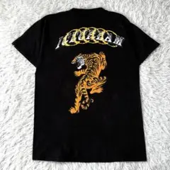 アイスクリーム Tシャツ 背面ビッグロゴ 虎柄 M メンズ 黒 24