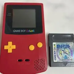 ゲームボーイカラー レッド 本体 ソフト付き