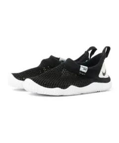 NIKE アクアソック 18cm ブラック ホワイト キッズ マリンシューズ
