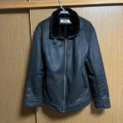 KANSAI JEANS ブラックレザー ジャケット LL