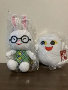 値下げ【新品未開封タグ付き】めがねうさぎ　ウサコ　オバケ　BIGぬいぐるみセット
