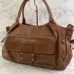kate spade ケイトスペード 本革 レザー ラージ ハンドバッグ