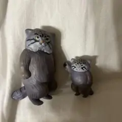 猫フィギュア 大小セット