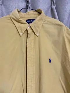 ラルフローレン　コーデュロイ　イエロー　古着