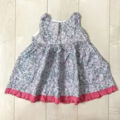 シアンシアン　花柄　ワンピース　子供　キッズ　服　女の子　８０