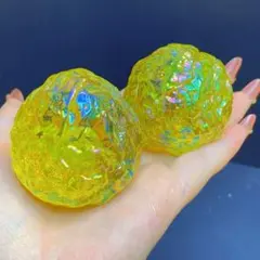 新疆コルラ血隕石ガラス隕石原石ハンドルピース重さ約 315g 2個いり