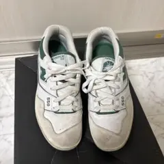 New Balance 550 ホワイト/グリーン