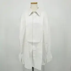 ＊b/ジュンアシダ フォーマル ダブルカフス イカ胸 シャツ 長袖 トップス