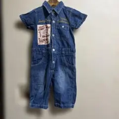 JUNK STORE デニムつなぎ オーバーオール サロペット100cm