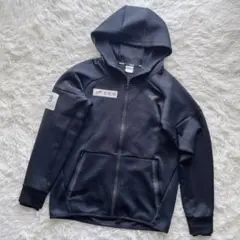 希少 美品 MIZUNO ミズノ 小鍛冶スピードスケート ジップパーカー S 黒