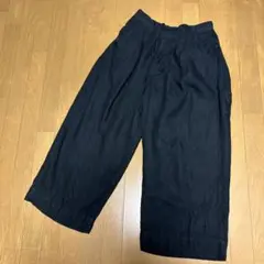 Clip,tab.クリップタブ　麻タックワイドパンツ
