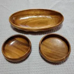 木製食器セット 3点セット