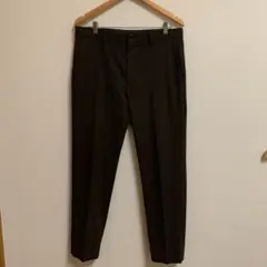 soe ソーイ ベーシックイージースラックス パンツ ブラウン サイズ2