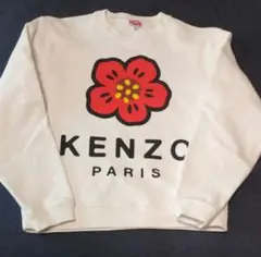 【期間限定価格】KENZO 花柄 スウェット ホワイト S