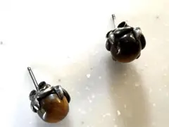【☆タイガーアイ☆ピアス両耳☆】