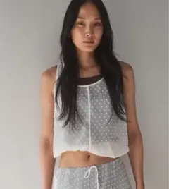 H&M プリュムティタンクトップ