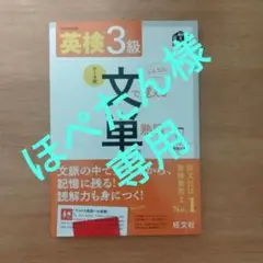 英検3級文で覚える単熟語 : 文部科学省後援