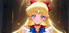 A4ポスター セーラーヴィーナス　愛野美奈子　ファンアート　美少女　美女