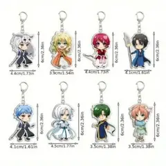 暁のヨナ 新品 アクリルキーホルダー 8個セット アクスタ アクキー 花とゆめ
