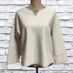 A100 テチチ F トップス プルオーバー ドロップ イレヘム Tシャツ