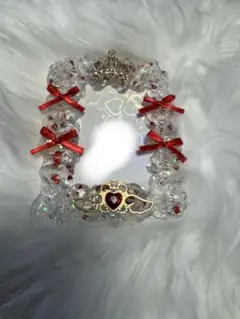B8 硬質ケース ホイップデコ 高透明 赤 No.50