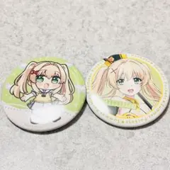 新品サマポケ　紬　缶バッジ　レースクイーン