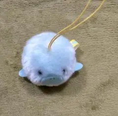 水色動物型マスコットストラップ