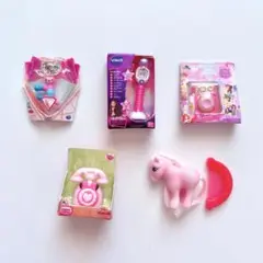 海外ミニチュア ガールズトイ5種セット カプセルトイ ガチャ ミニブランズ